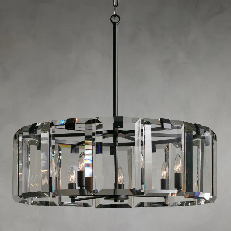 Amaya Round Chandelier Lighting Kevin Studio Inc BRONZE 7 LIGHT 