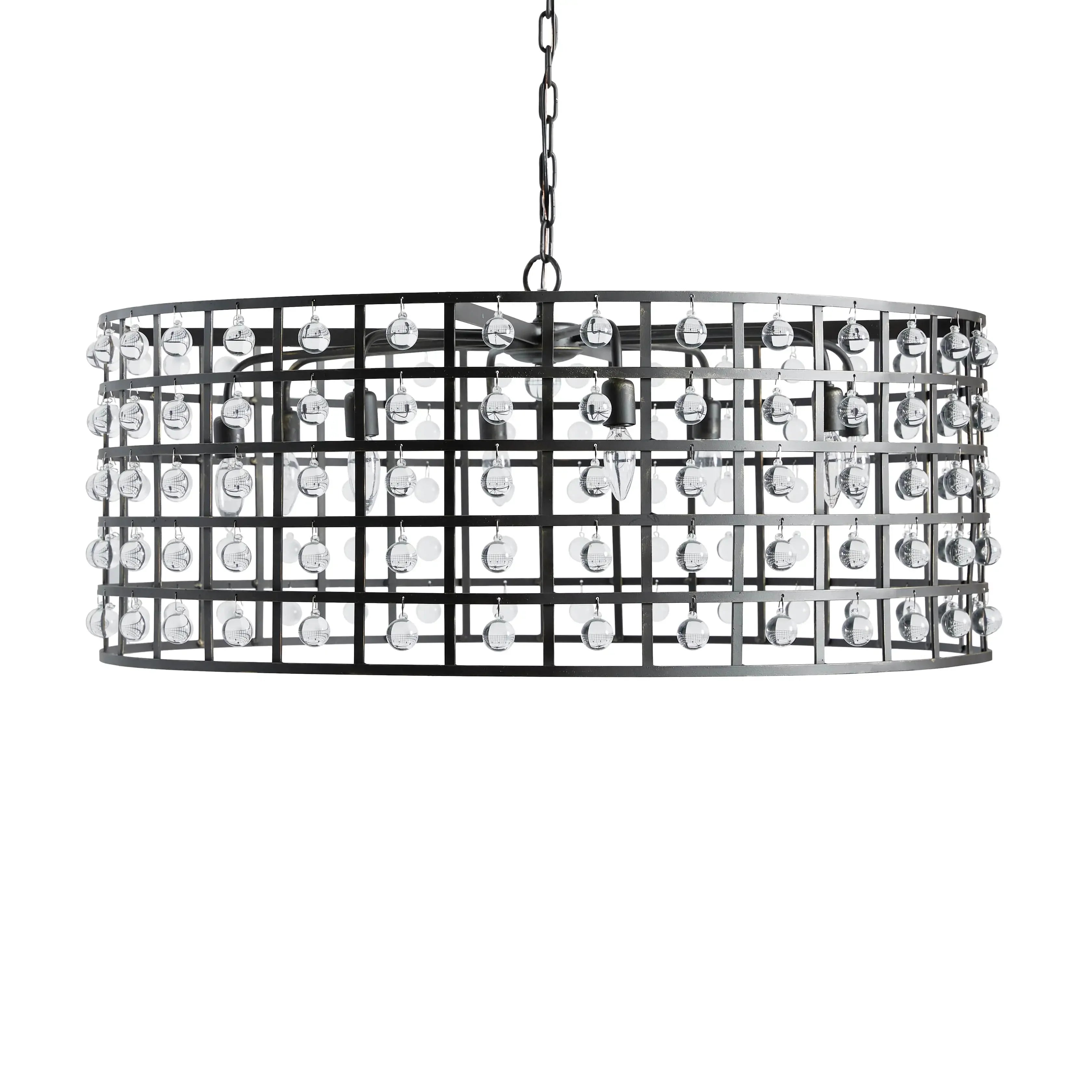 Moder Cage Rectangular Chandelier Chandelier Kevin Studio Inc   