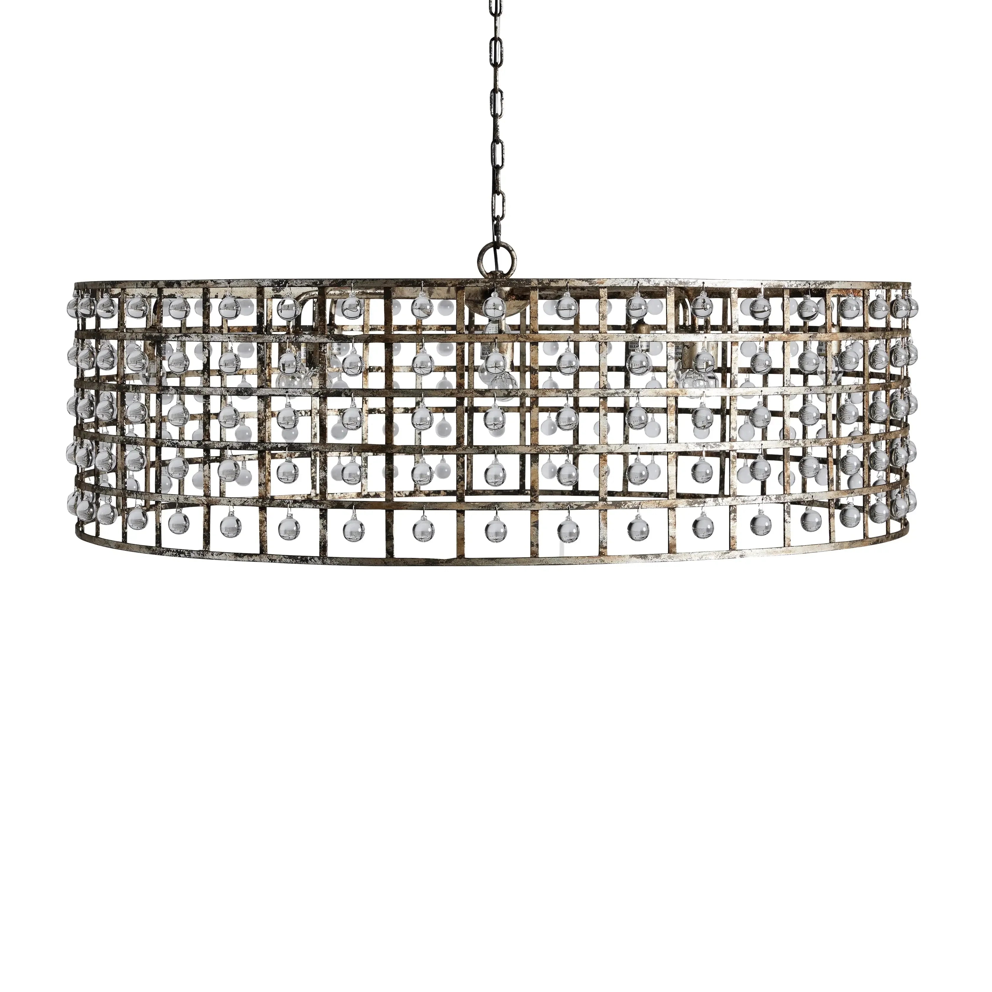 Moder Cage Rectangular Chandelier Chandelier Kevin Studio Inc   