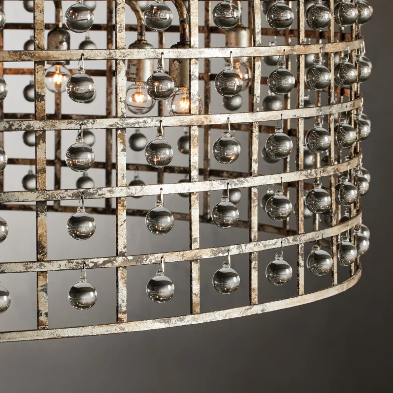 Moder Cage Rectangular Chandelier Chandelier Kevin Studio Inc   