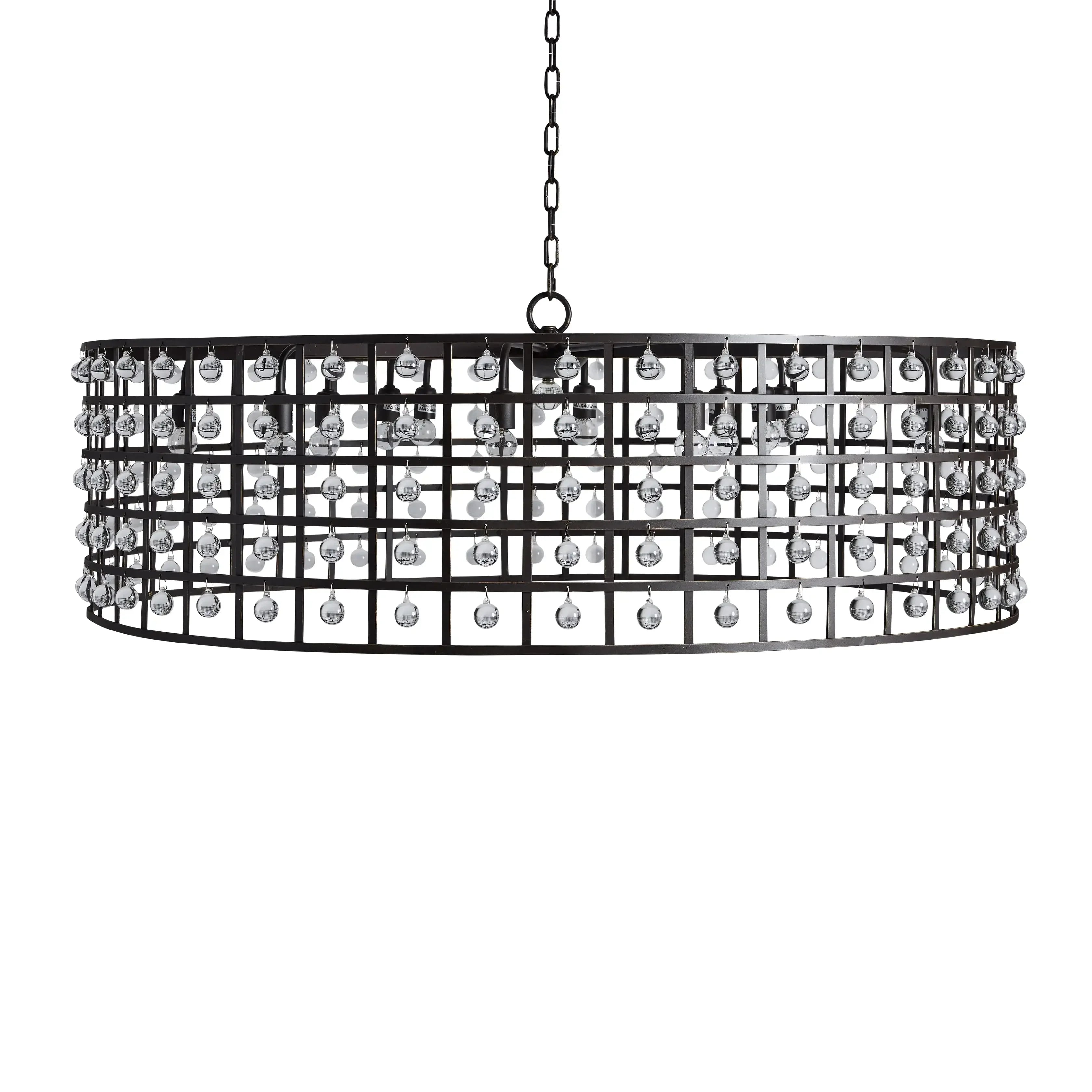 Moder Cage Rectangular Chandelier Chandelier Kevin Studio Inc   