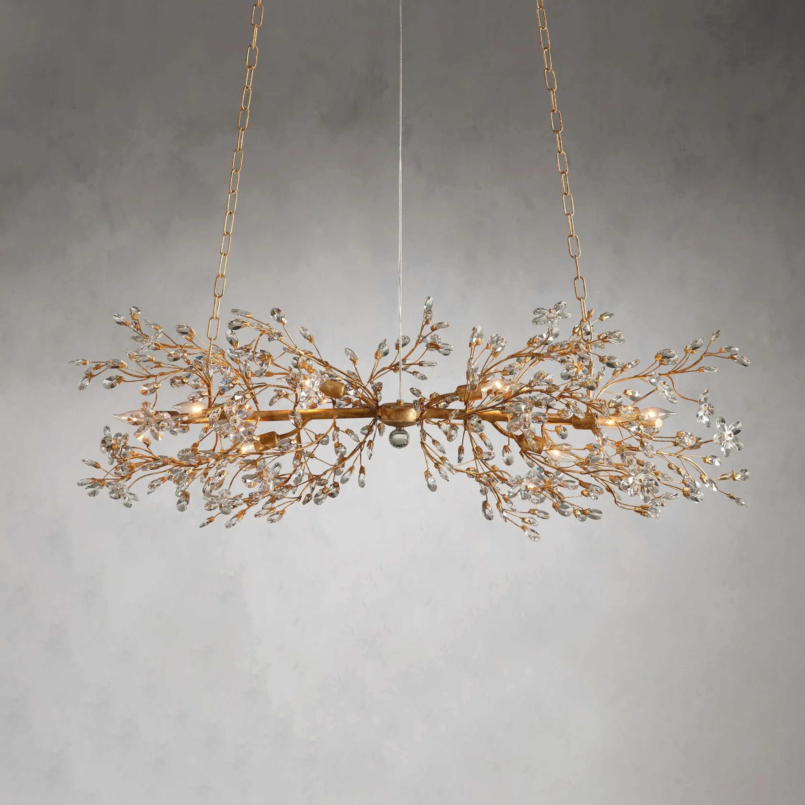 Fiore Linear Chandelier Chandelier Kevin Studio GOLD 51" 