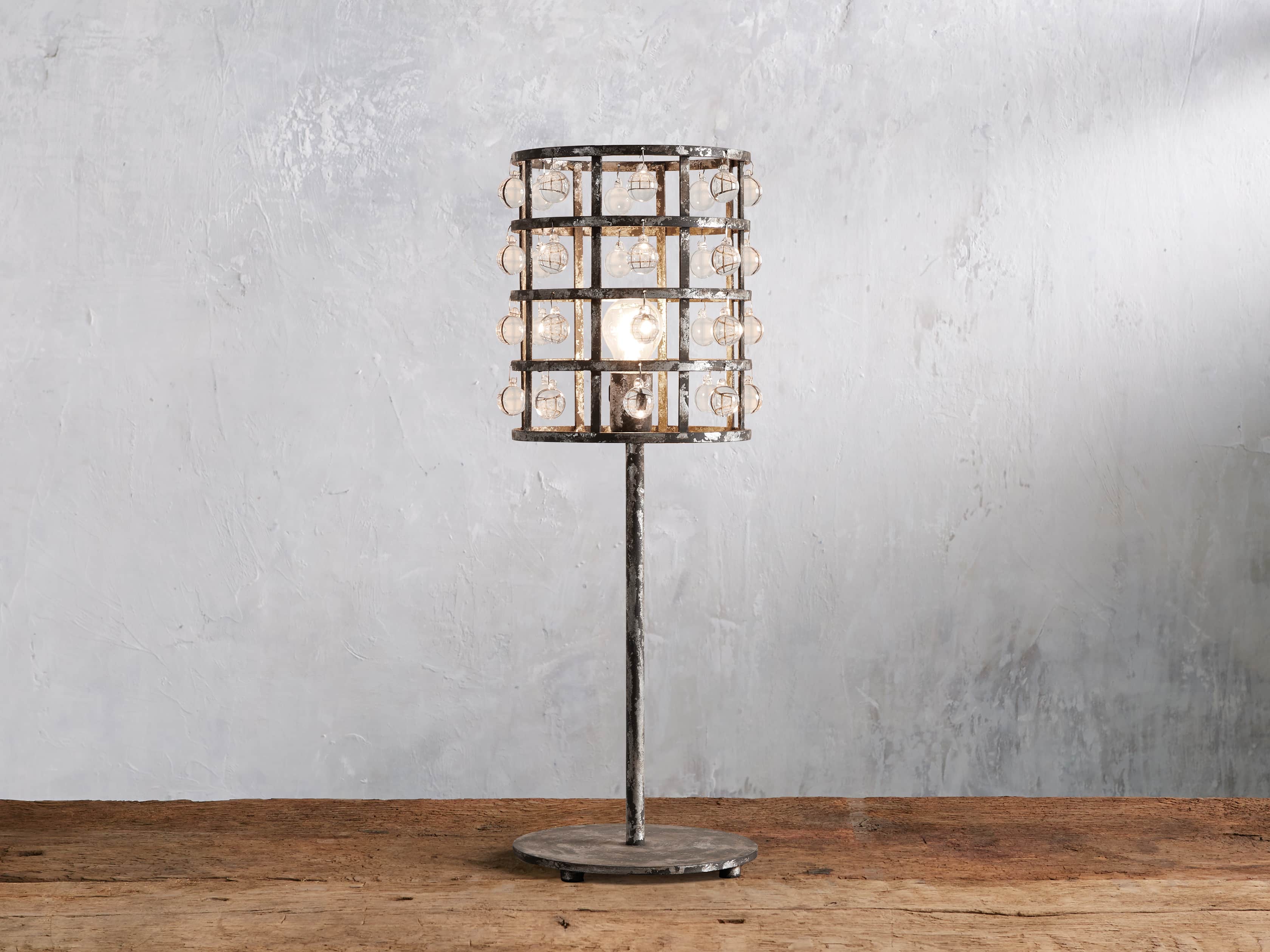 Moder Cage Table Lamp Lighting Kevin Studio Inc   