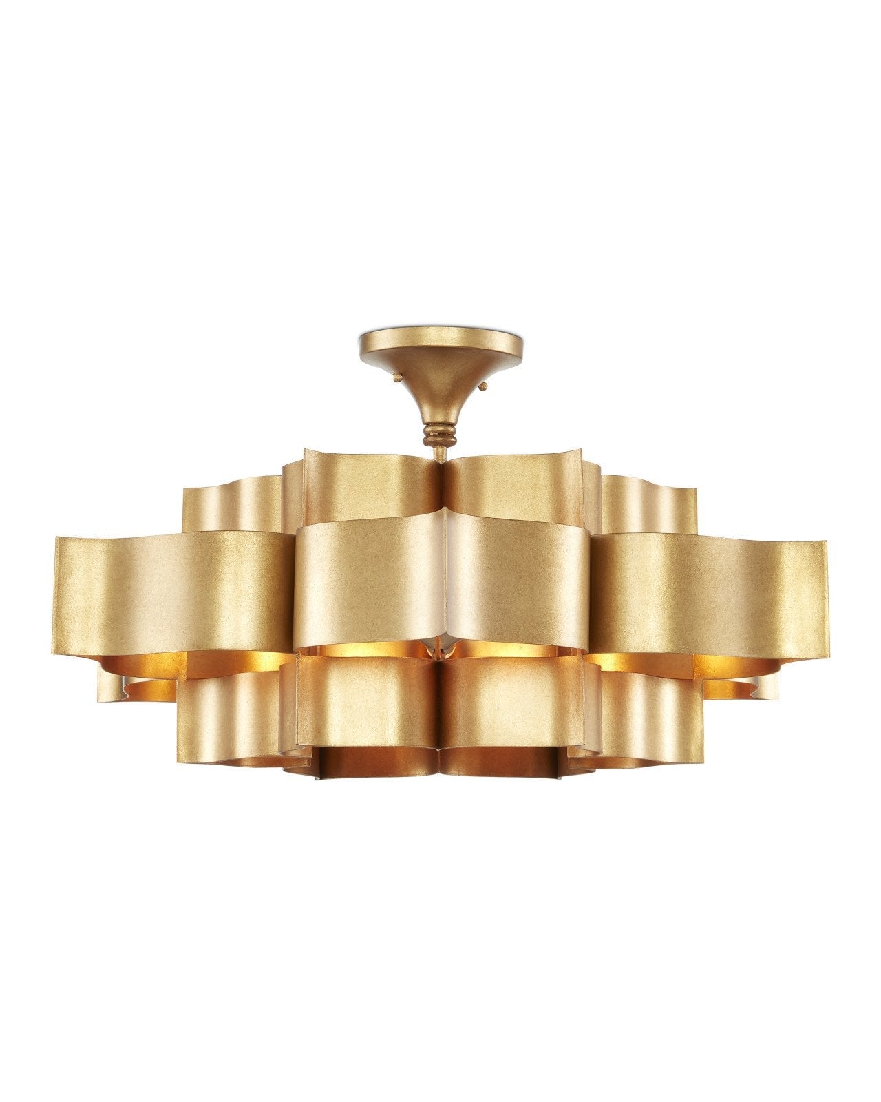 Grand Lotus Large Gold Chandelier NORMAL Kevin Studio   