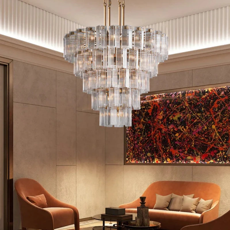 Delsie Round Chandelier 38"48"60"