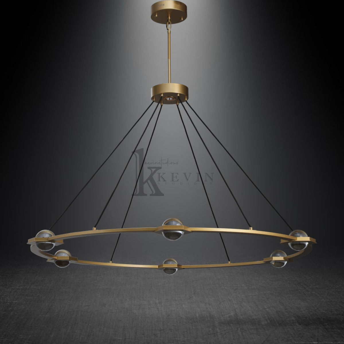 Planet Round Chandelier