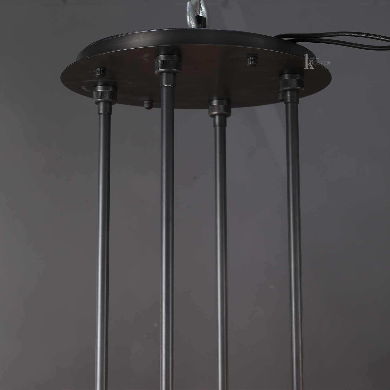 Avelon Crystal 2-Tier Round  Chandelier 60"
