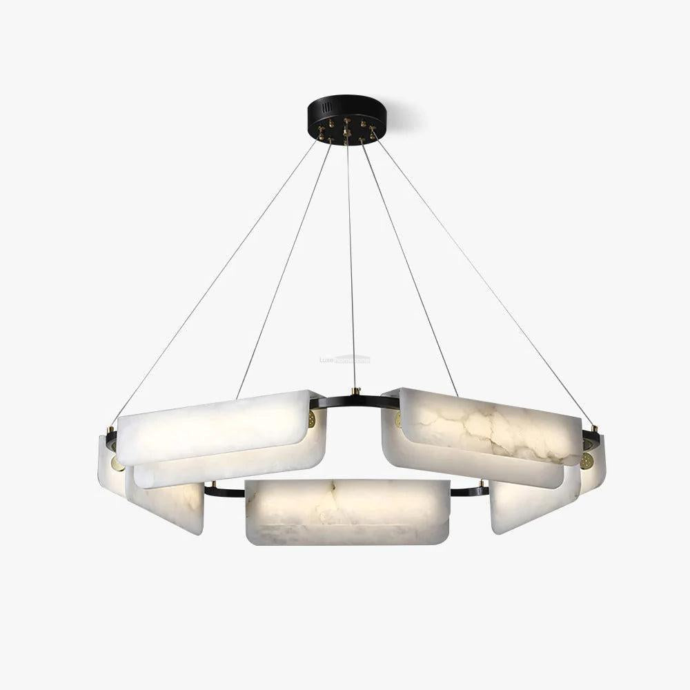 Delia Alabaster Chandelier  23.6''31.5''