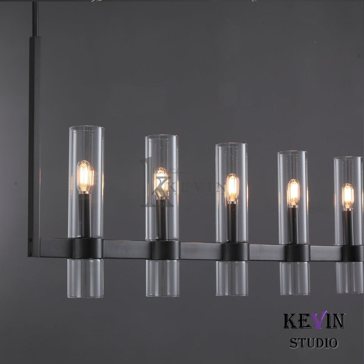 Develle Modern Linear Chandelier 59", 71" chandelier Kevin Studio Inc   