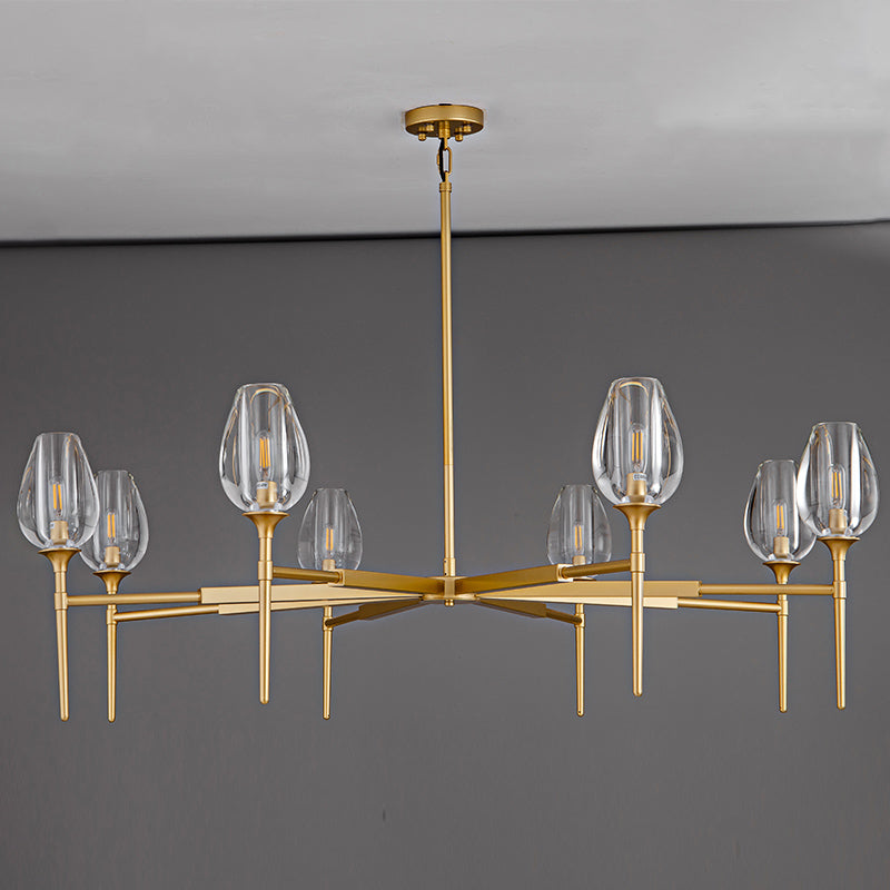 Tulipa Modern Crystal Round Chandelier 27", 42", 54"