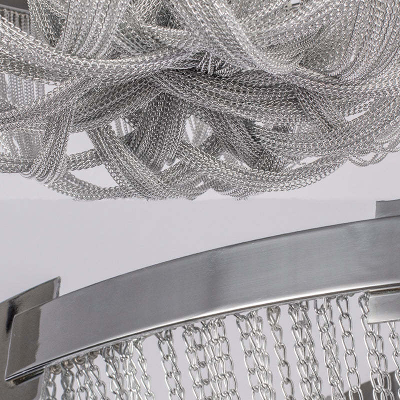 Kevin Glenn Aluminum Chain Tassel Ceiling Light Chandelier Kevinstudiolives   