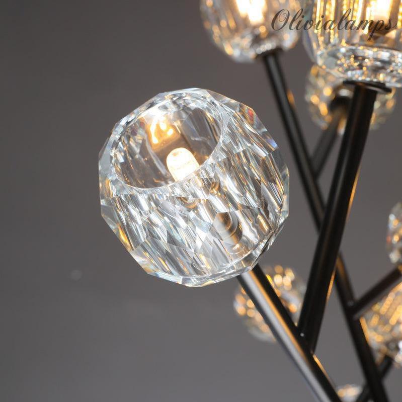 Bille De Crystal Glass Round Chandelier 24"36"48"60"72"