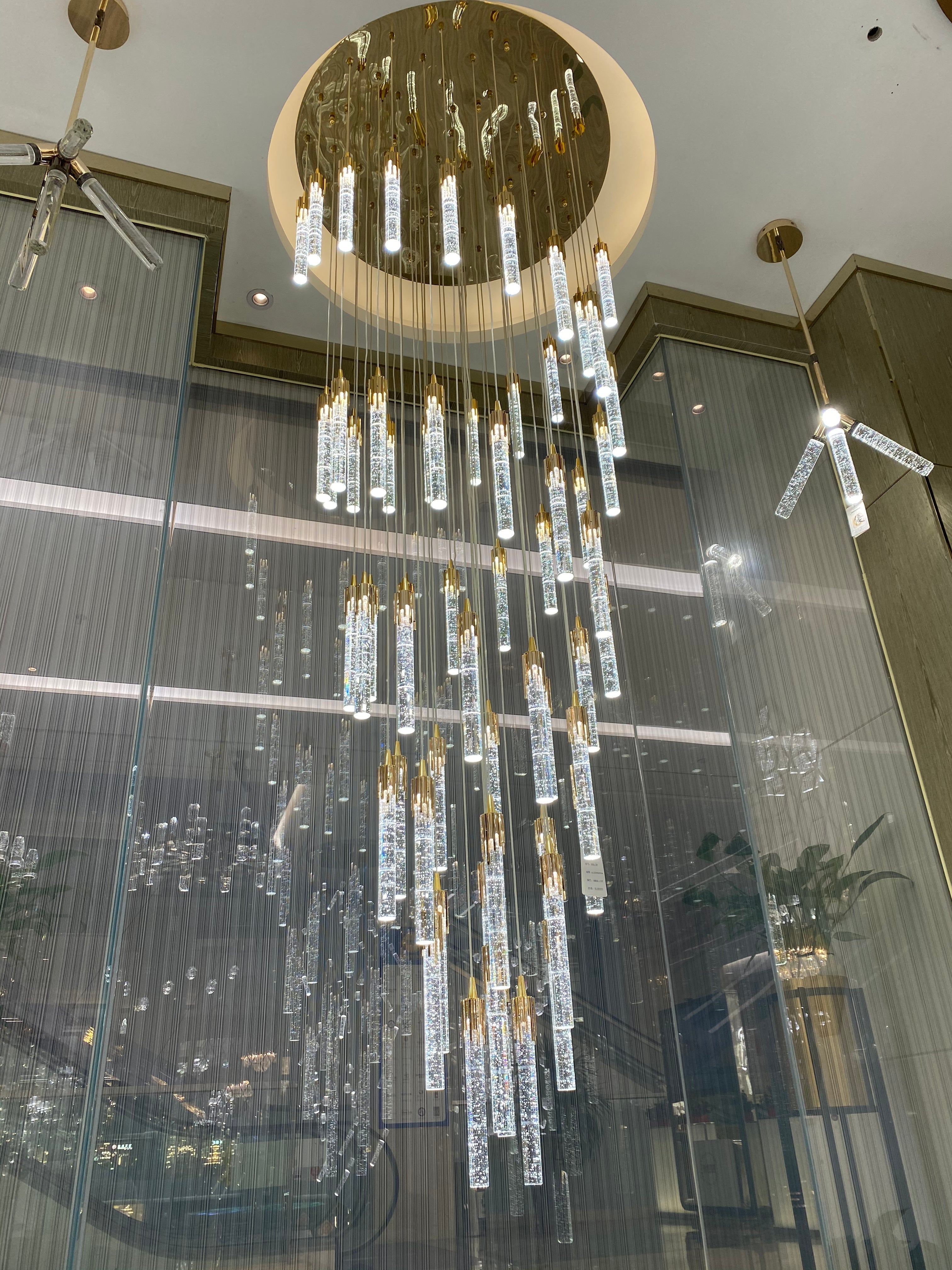Modern Stair Light Foyer Staircase Hall Ceiling Lamps Spiral Stair Chandelier Crystal Droplight Luxury Hall Decoration Lights Chandeliers Kevinstudiolives   