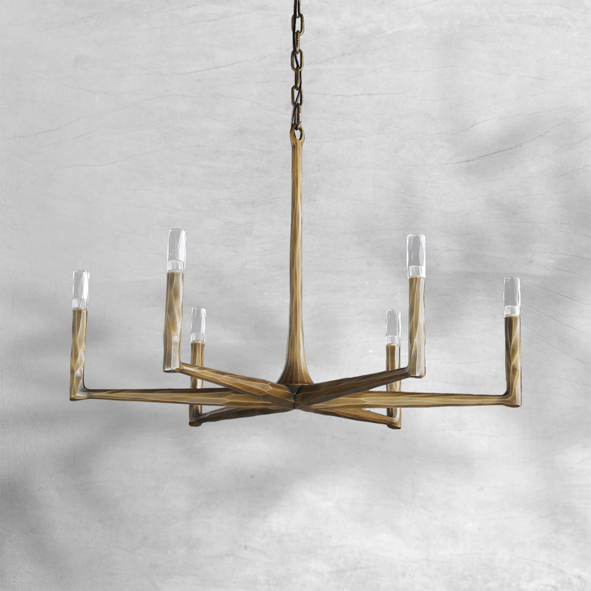 Thaddeas Forged Round Chandelier 36"/48"/60"/72"