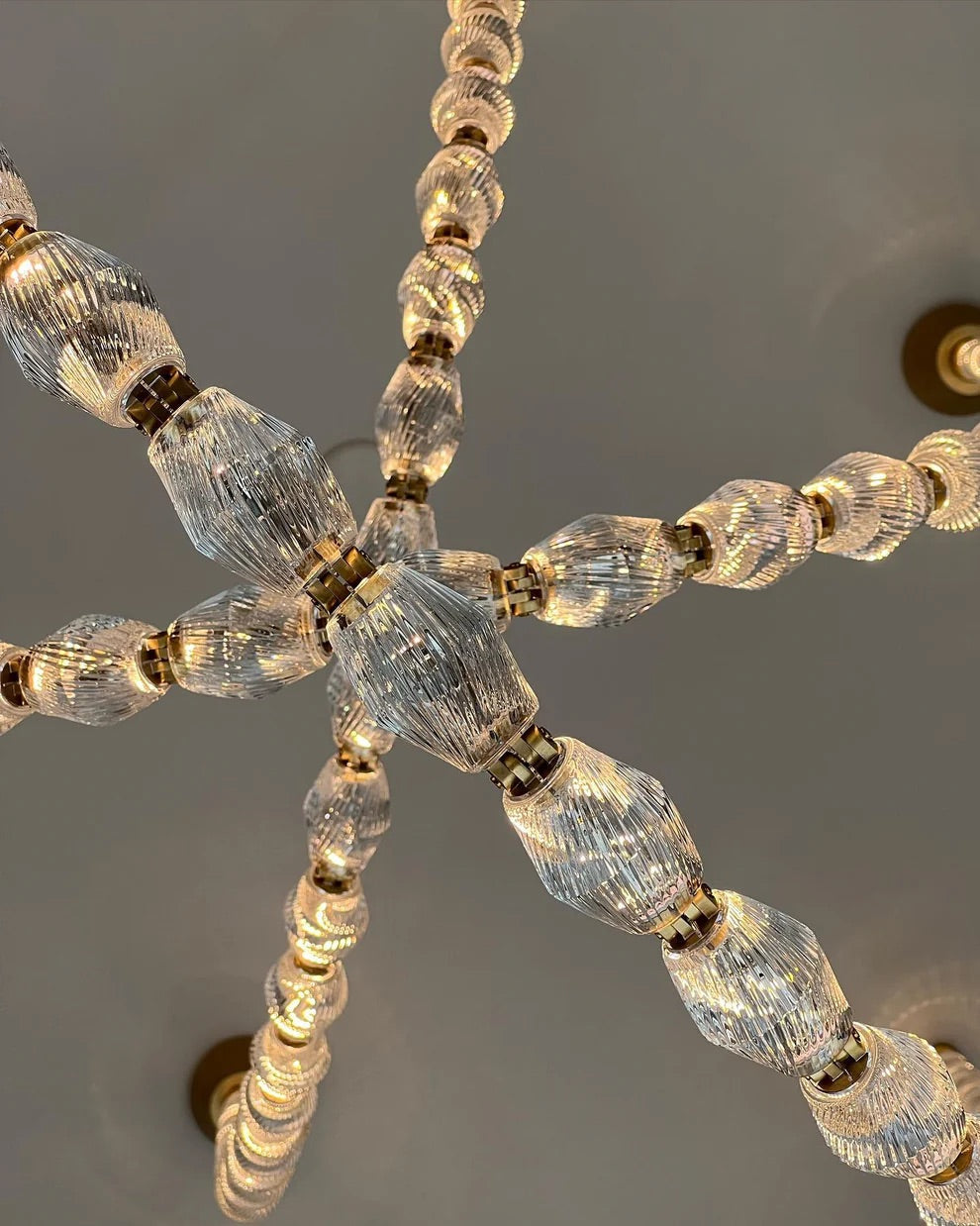 Luxury Crystal Beaded Long Chandelier for High Ceiling 12ft/10ft（customize） Pendant Light Kevin Studio   