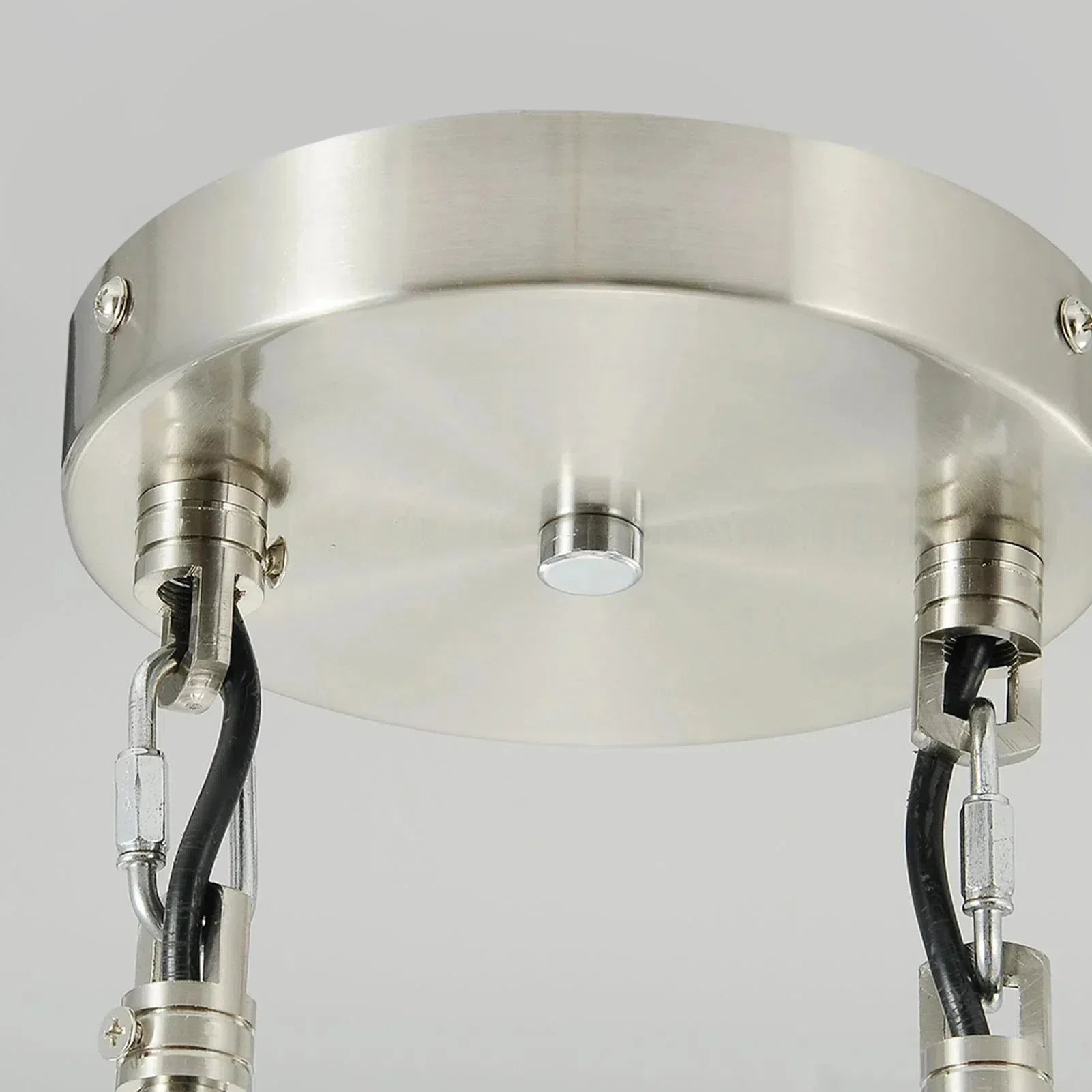 Raindrop 2-Light Cord Round Chandelier