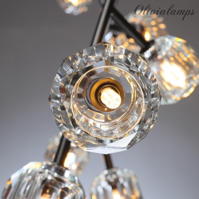 Bille De Crystal Glass Round Chandelier 24"36"48"60"72"