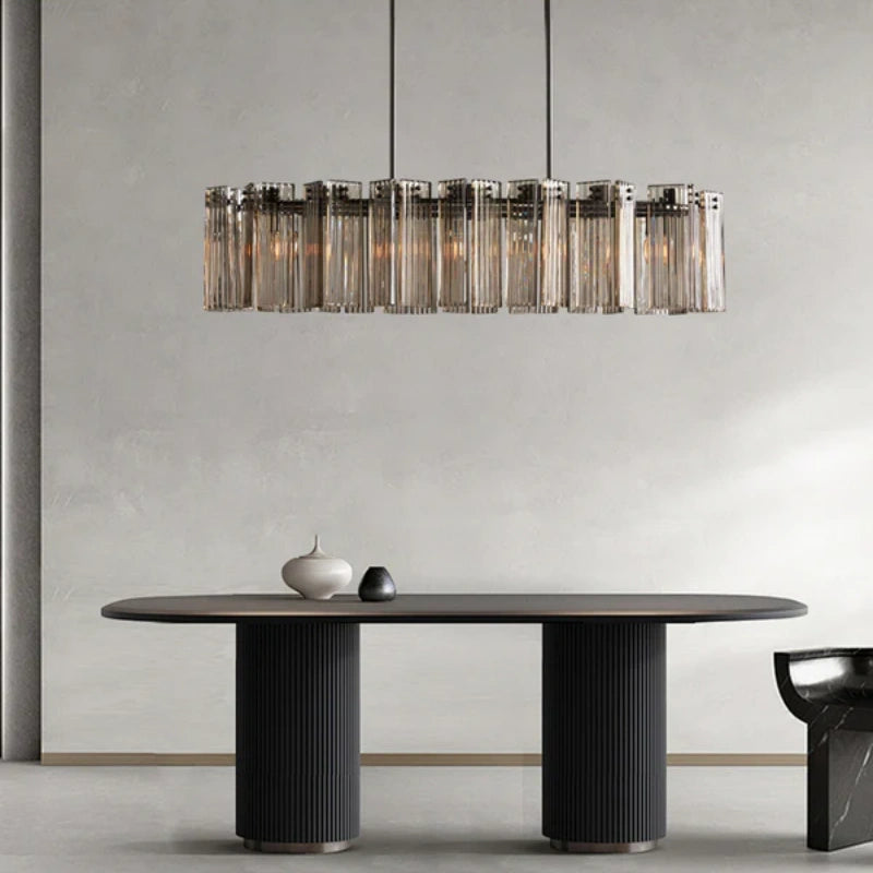 Delsie Oval Chandelier 51"63"72"