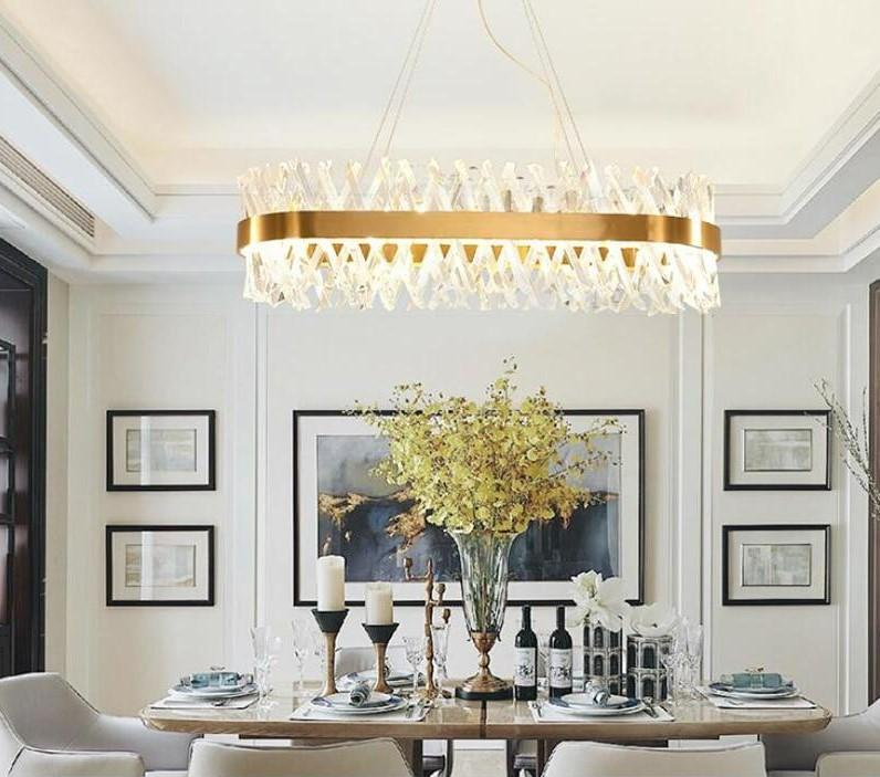 Kevin Arsen Oval Crystal Chandelier Chandeliers Kevinstudiolives   