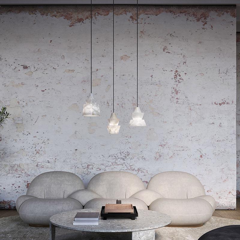Carol Alabaster Dining Table Pendant Light