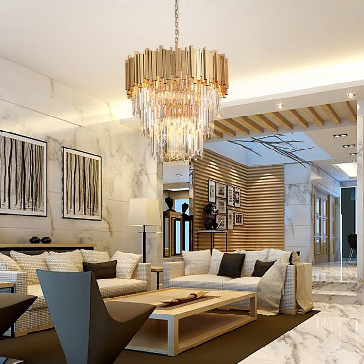 Kevin Elian Kaia Crystal Pendant Chandelier Chandeliers Kevinstudiolives   
