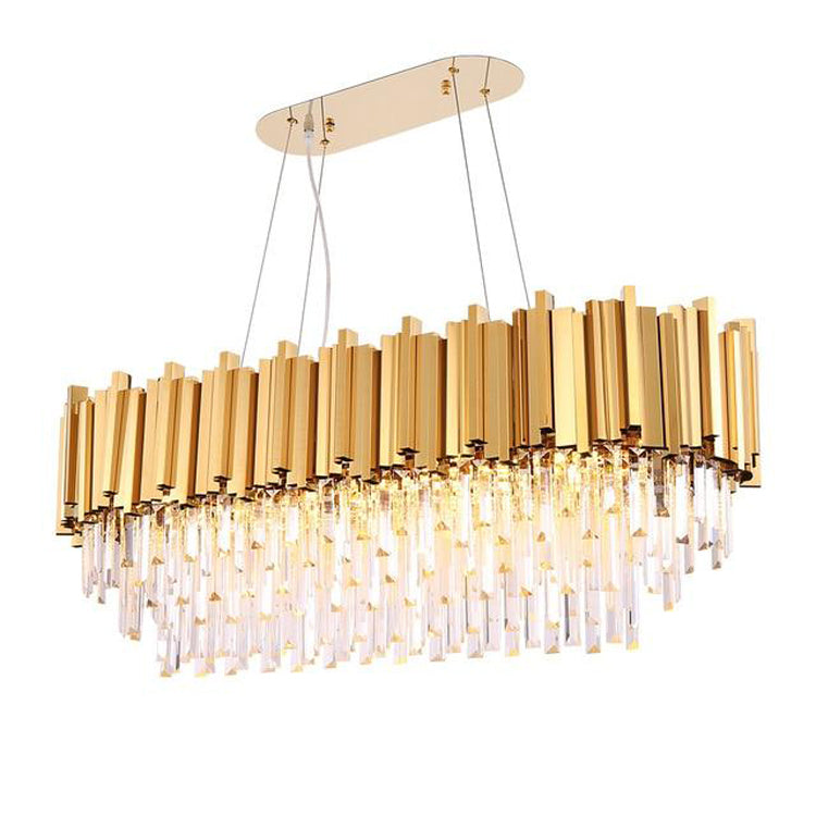Kevin Elian Oval Crystal Chandelier Chandeliers Kevinstudiolives   