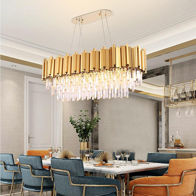 Kevin Elian Oval Crystal Chandelier Chandeliers Kevinstudiolives   