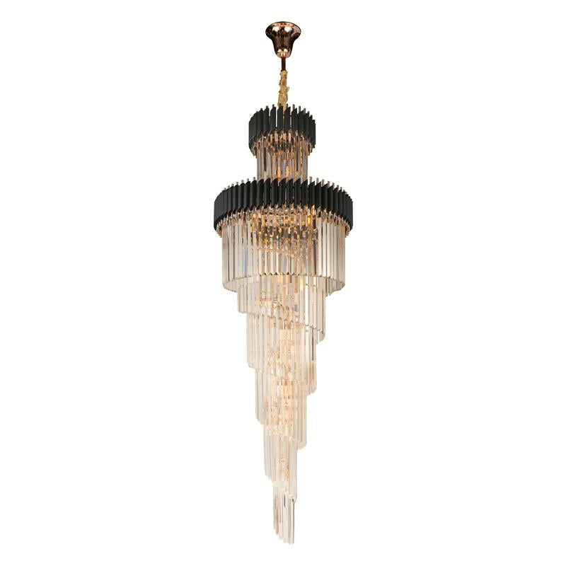 Helix Crystal Elegance Chandelier for Entrance and Staircase Chandeliers Kevinstudiolives   