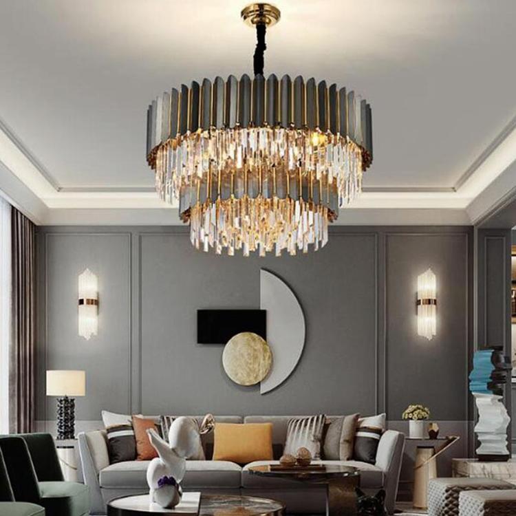 Kevin Flavian Double Tier Crystal Chandelier Chandeliers Kevinstudiolives   