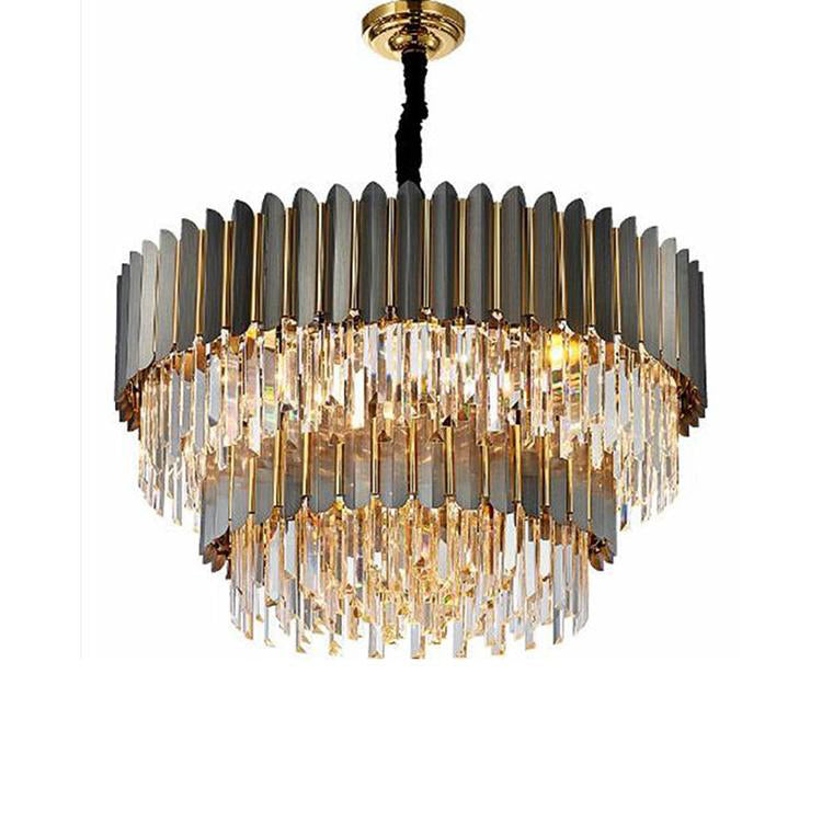 Kevin Flavian Double Tier Crystal Chandelier Chandeliers Kevinstudiolives   