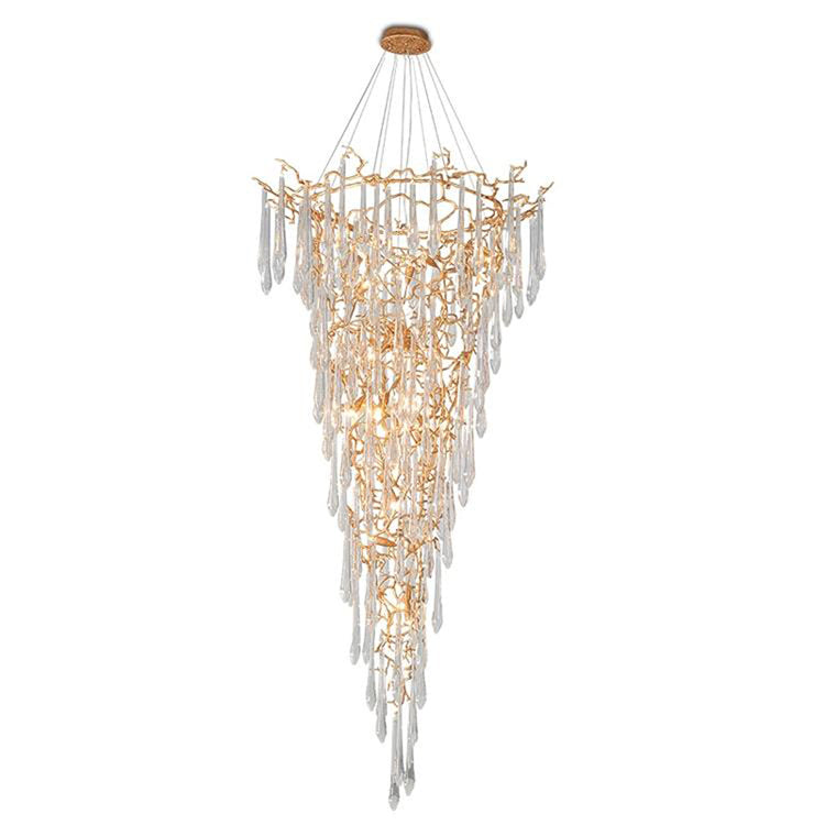 Kevin Flavian Branch Crystal Chandelier Chandeliers Kevinstudiolives   