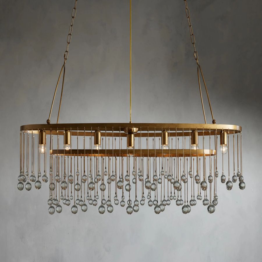 Aubrey Gael Oval Chandelier Chandelier Kevin Studio Inc   