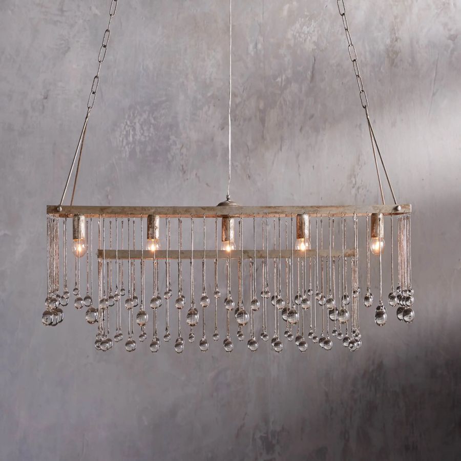 Aubrey Gael Rectangular Chandelier Chandelier Kevin Studio Inc   