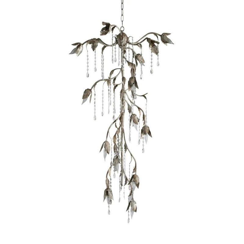 Viticce Cascade Chandelier 34"H -Silver NORMAL Gothic   