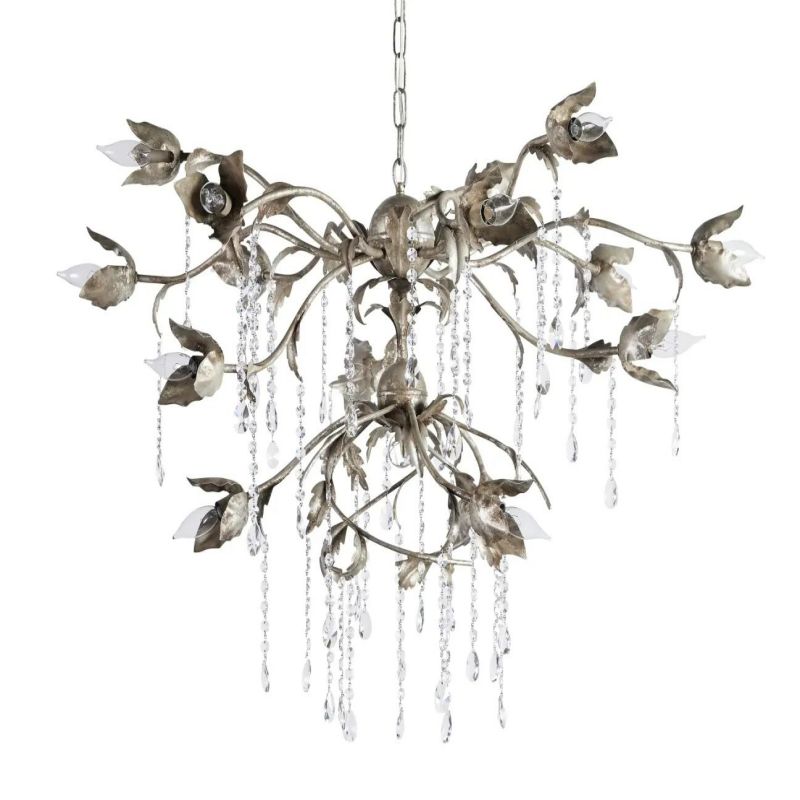 Viticce Round Chandelier 40"-Silver NORMAL mysite   