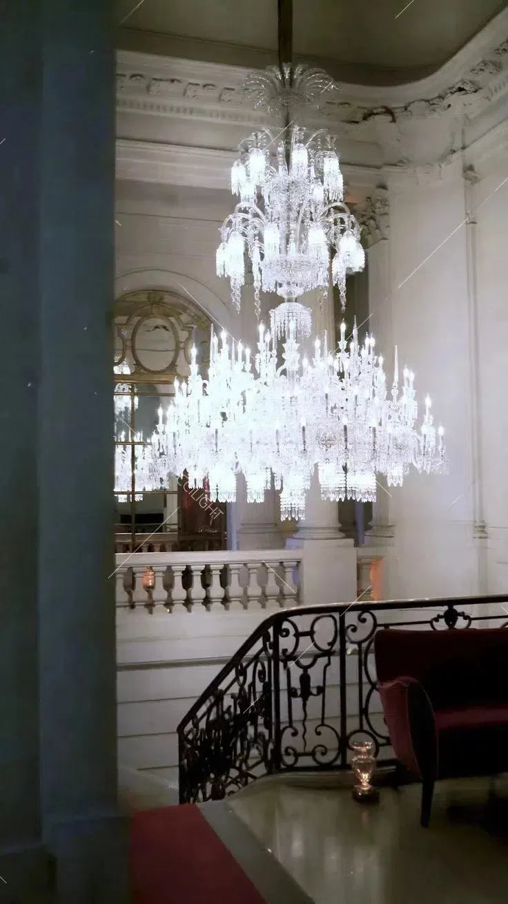 Bakala Huge  Museum Crystal Chandelier