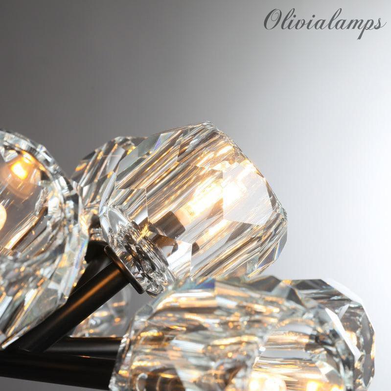 Bille De Crystal Glass Round Chandelier 24"36"48"60"72"