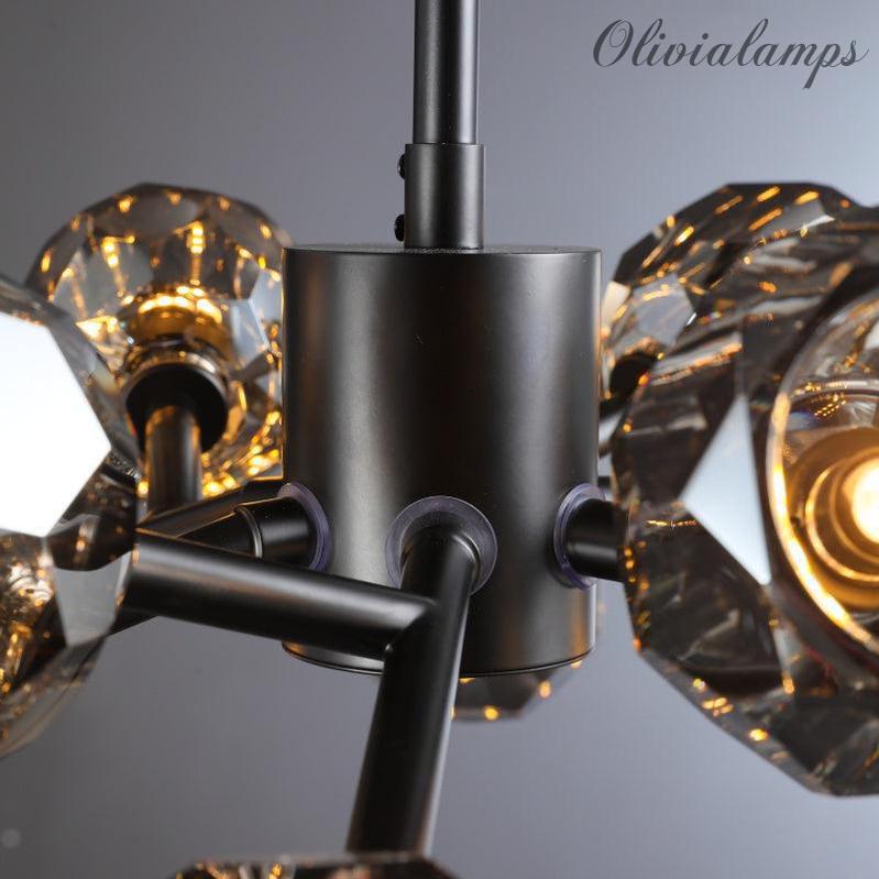 Bille De Crystal Glass Round Chandelier 24"36"48"60"72"