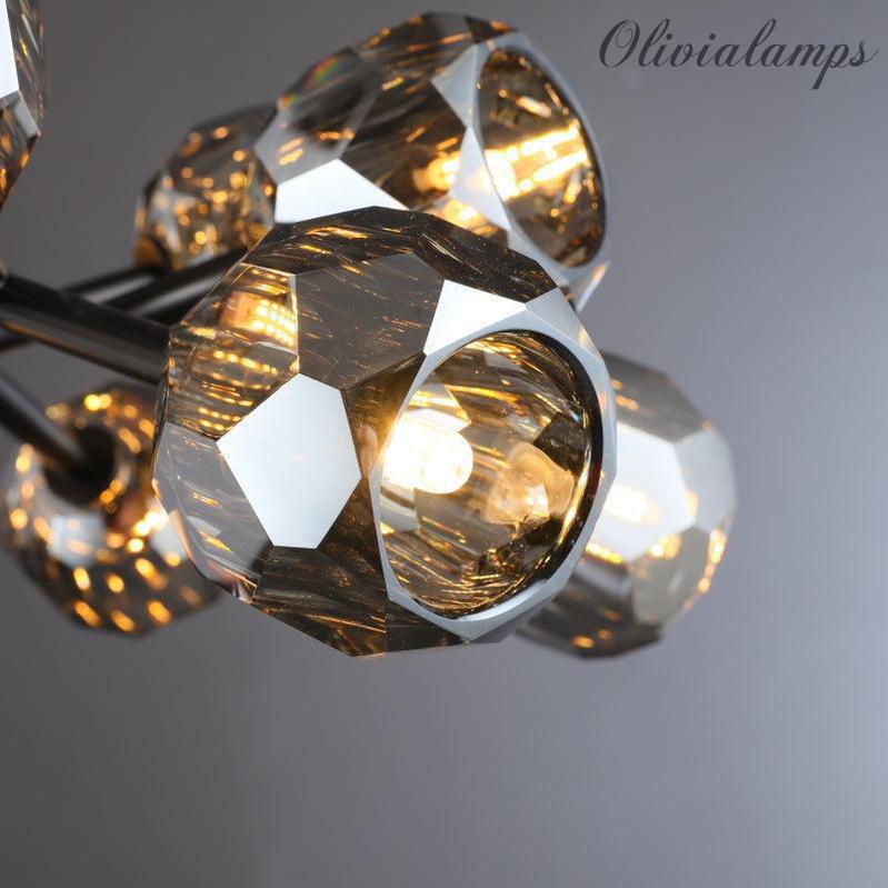 Bille De Crystal Glass Round Chandelier 24"36"48"60"72"