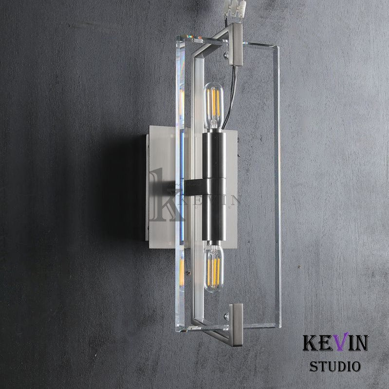 Avine Modern Rectangular Linear Wall Light Sconce 15", 20", 25" wall sconce Kevin Studio Inc   