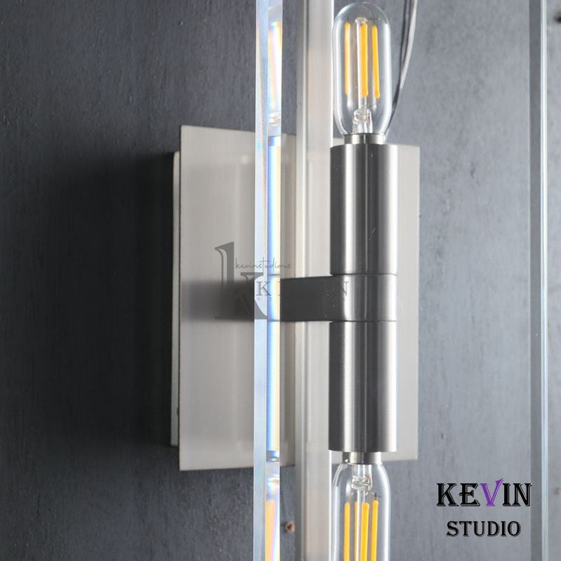 Avine Modern Rectangular Linear Wall Light Sconce 15", 20", 25" wall sconce Kevin Studio Inc   