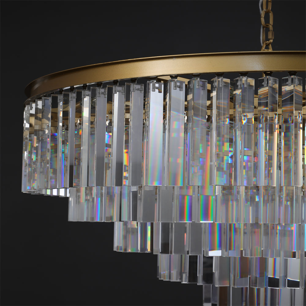 Amelia Modern Crystal Round Chandelier