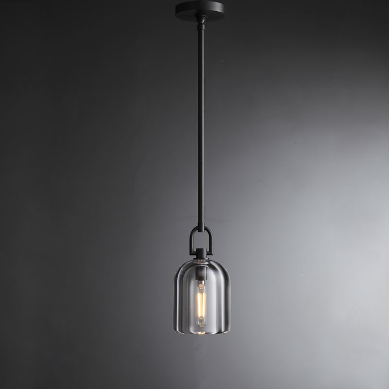 Boten Modern Clothe Glass Pendant Light 5", 8", 10" Pendant Light Kevin Studio Inc 5''D Matte Black 