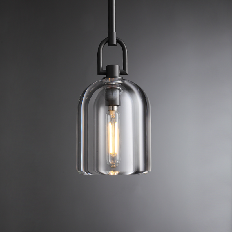 Boten Modern Clothe Glass Pendant Light 5", 8", 10" Pendant Light Kevin Studio Inc 10''D Matte Black 