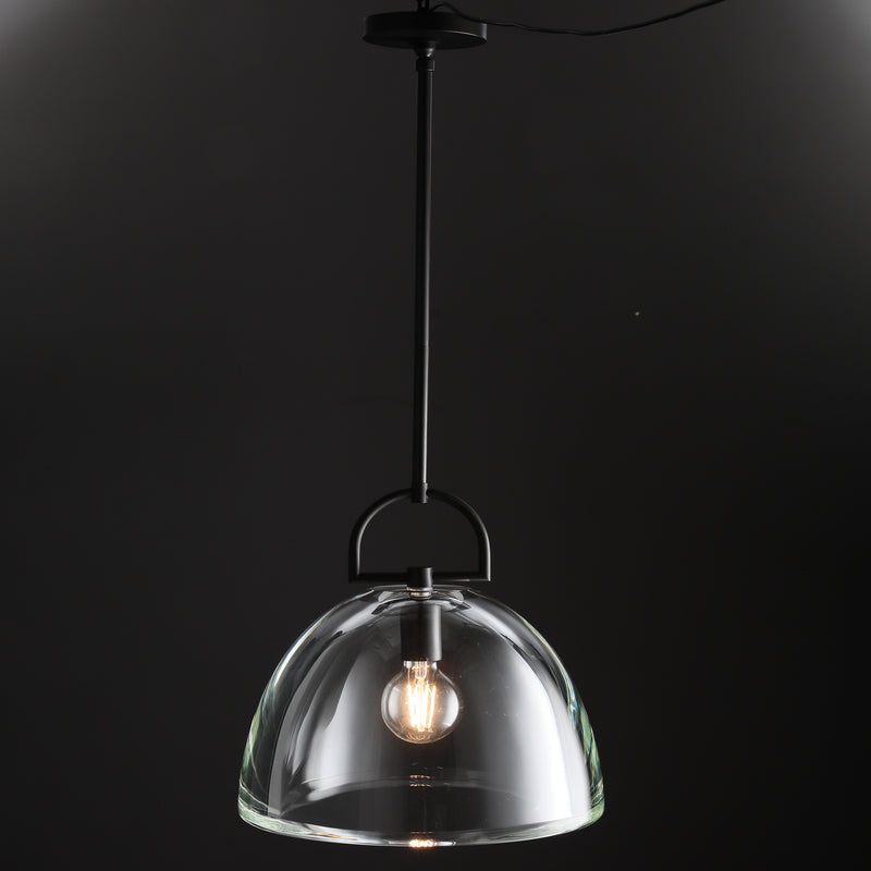 Hemi Modern Glass single Pendant Light  Kevin Studious   