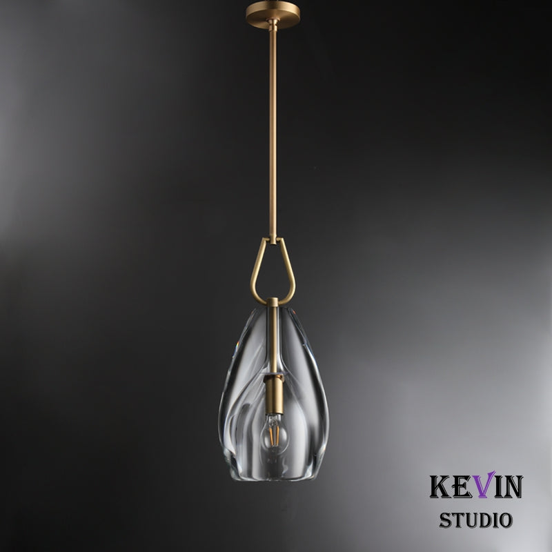 Boten Modern Flute Glass Pendant Light 6", 8", 9" Pendant Light Kevin Studio Inc   