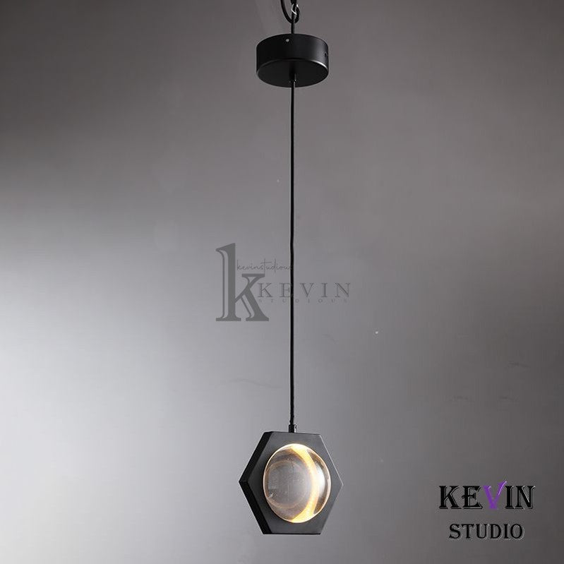 Rodie Modern Crystal Ball Pendant Light, Kitchen Island Pendant Pendant Light Kevin Studio Inc   