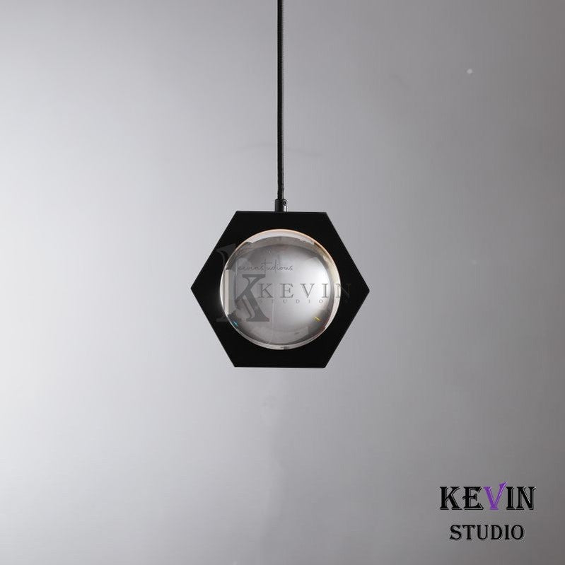 Rodie Modern Crystal Ball Pendant Light, Kitchen Island Pendant Pendant Light Kevin Studio Inc   