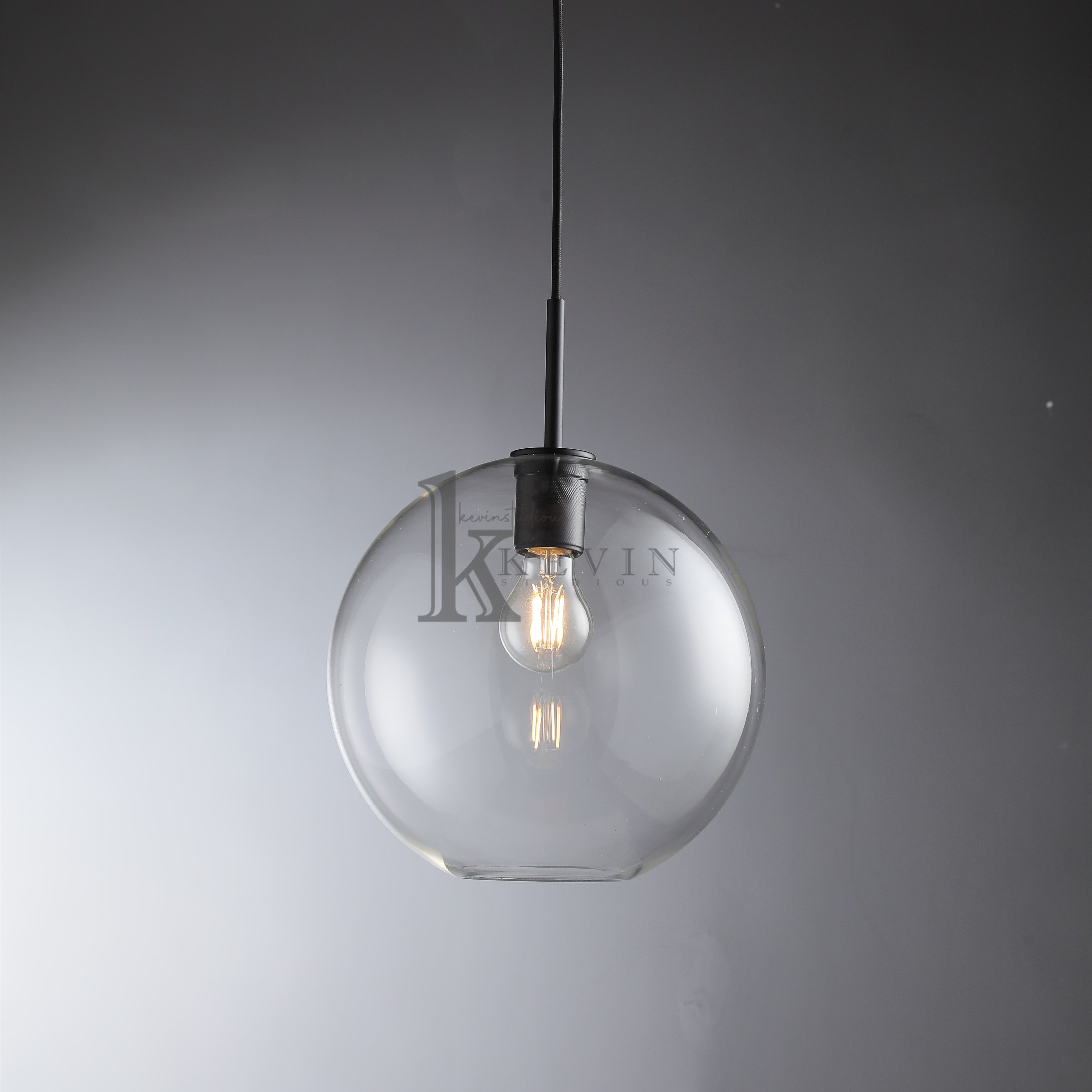 Mira Modern Sphere Shade Pendant Light 8'', 11'', 14'' Pendant Light Kevin Studio Inc 8'' Bronze 