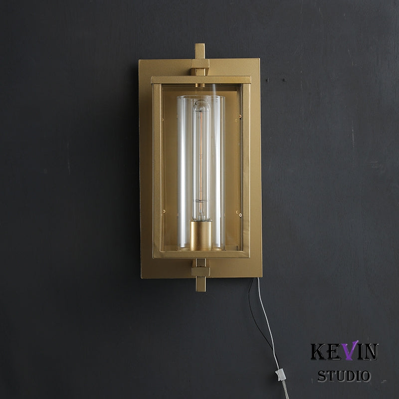 Deva Modern Square Wall Sconce 16"H, 23''H, Outdoor and Indoor Use Wall Lamp wall sconce Kevin Studio Inc   